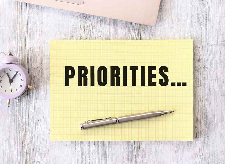 Clarify your priorities to achieve these goals